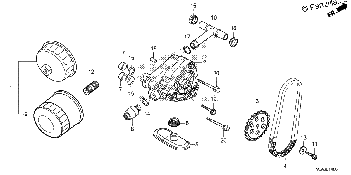 Diagrama de OIL PUMP