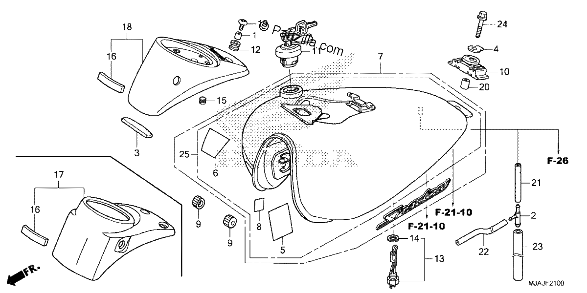 Diagrama de FUEL TANK