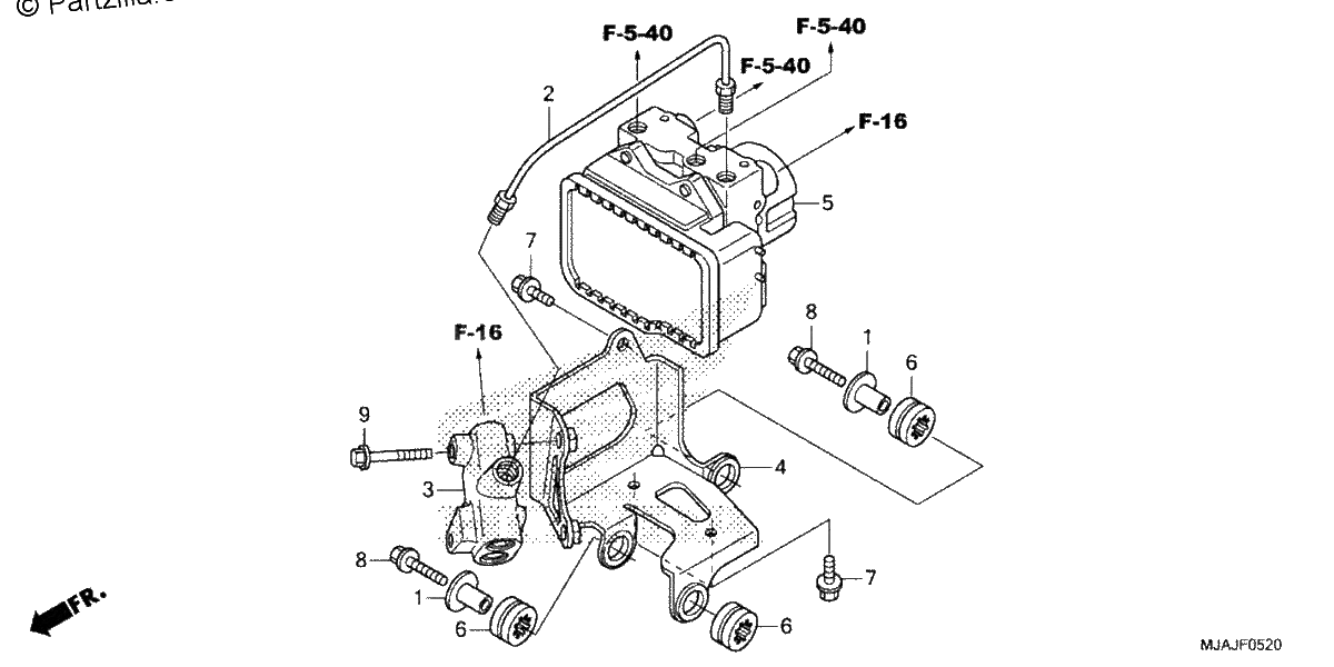 Diagrama de ABS MODULATOR