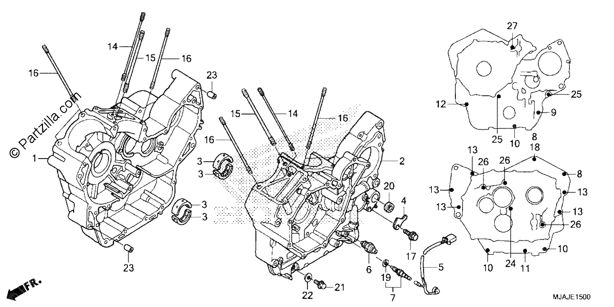 Diagrama de CRANKCASE