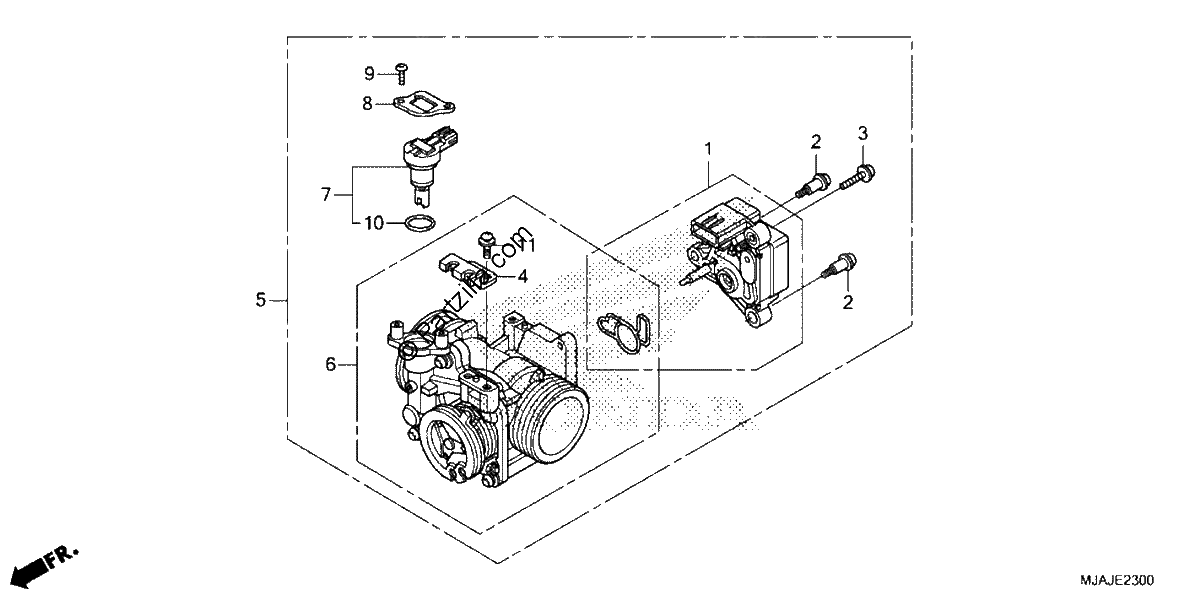 Diagrama de THROTTLE BODY