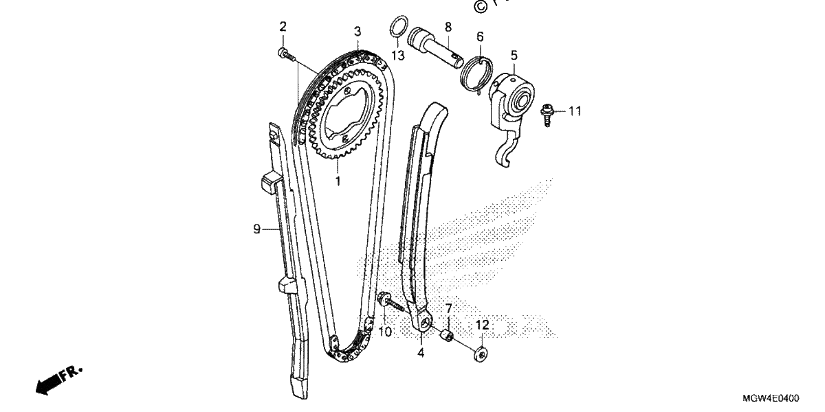 Diagrama de CAM CHAIN