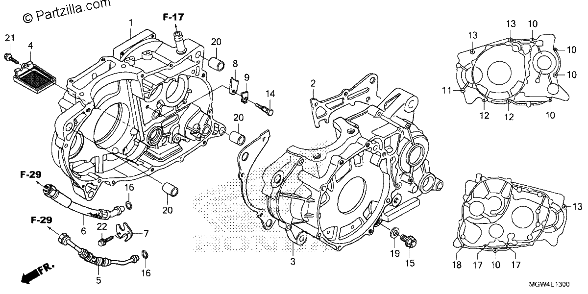 Diagrama de CRANKCASE