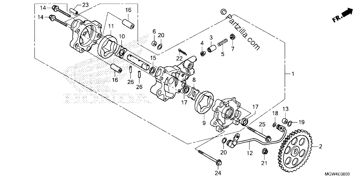 Diagrama de OIL PUMP