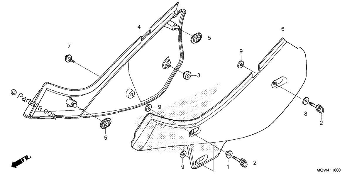 Diagrama de SIDE COVER