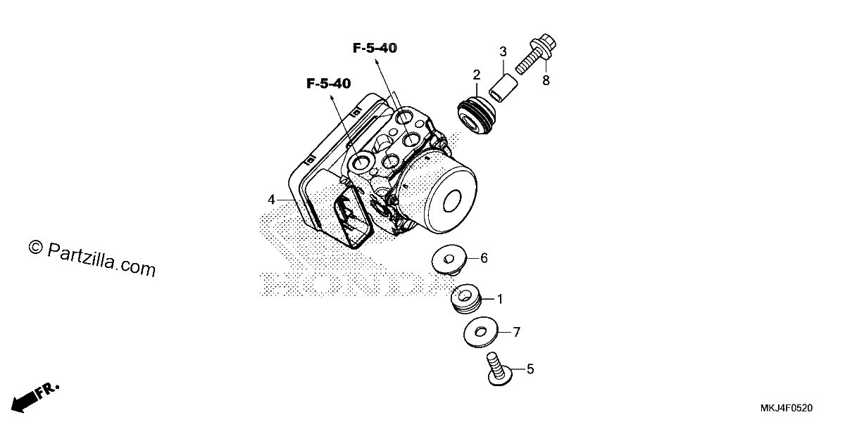 Diagrama de ABS MODULATOR