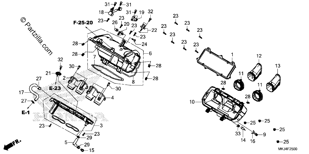 Diagrama de AIR CLEANER