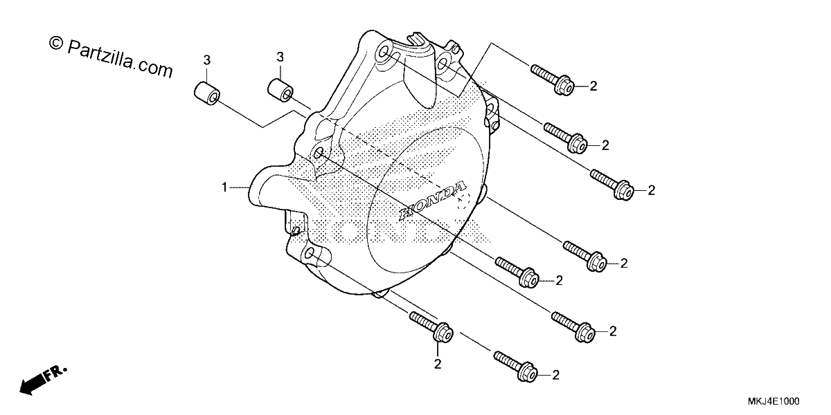 Diagrama de ALTERNATOR COVER