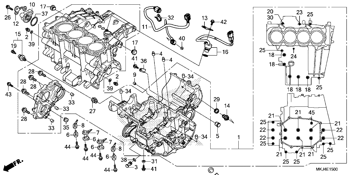 Diagrama de CRANKCASE