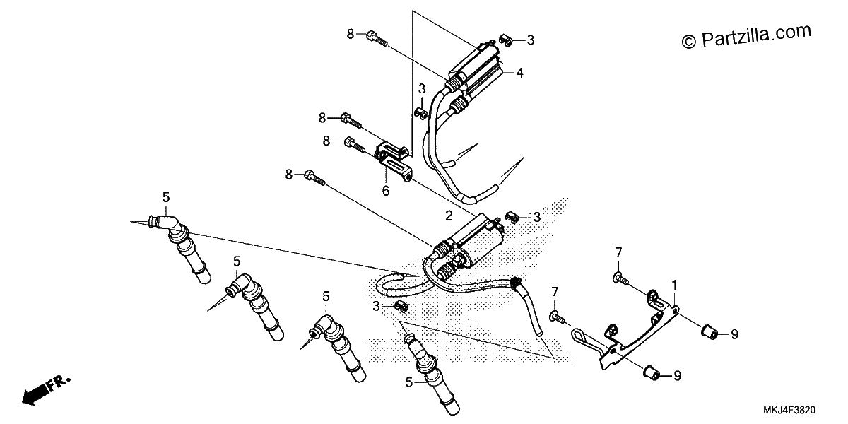 Diagrama de IGNITION COIL