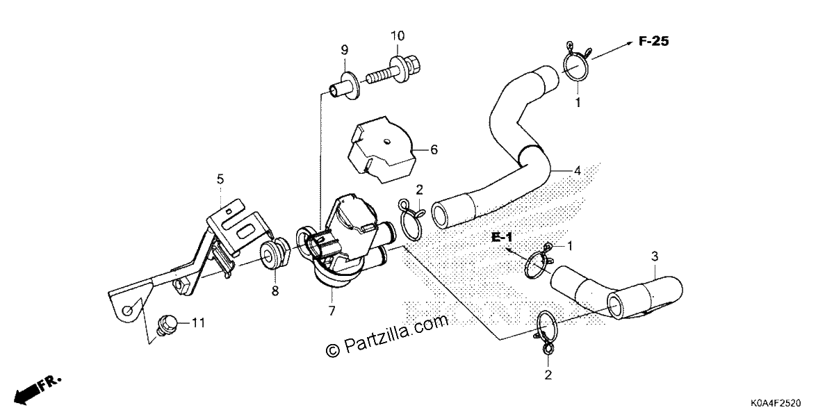 Diagrama de AIR INJECTION SOLENOID VALVE