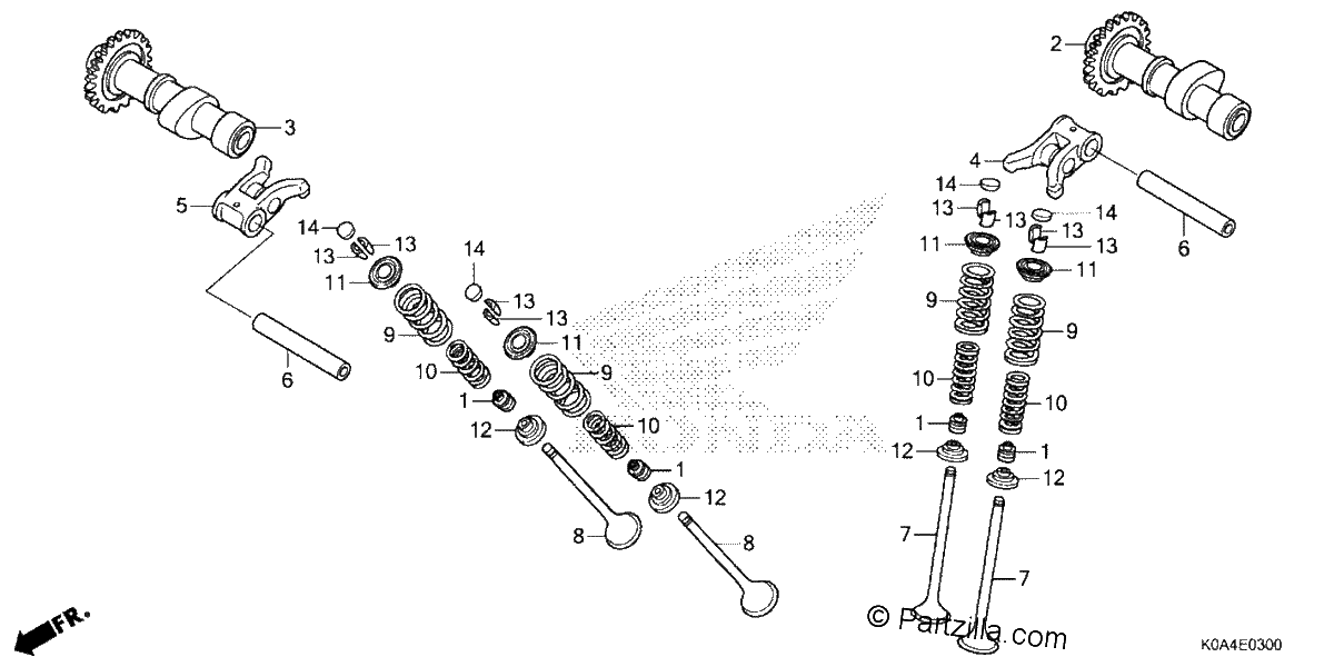 Diagrama de CAMSHAFT VALVE