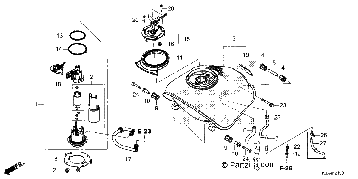 Diagrama de FUEL TANK