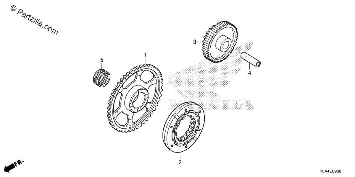 Diagrama de STARTING CLUTCH