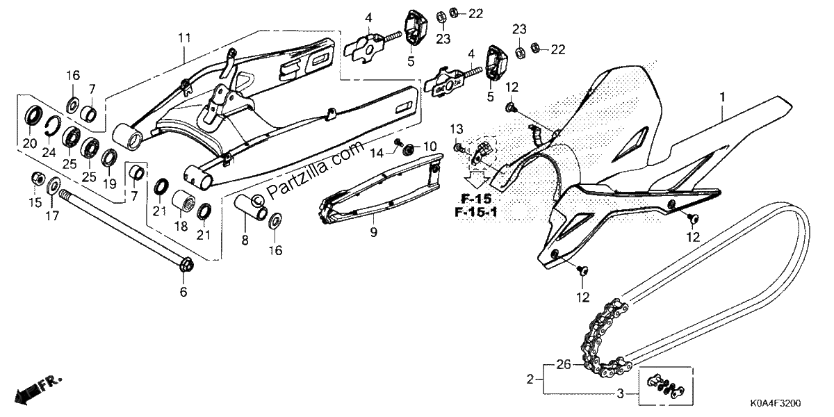 Diagrama de SWINGARM