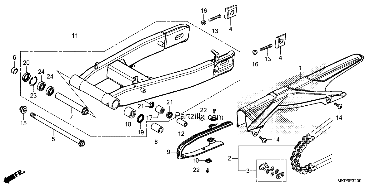 Diagrama de SWINGARM