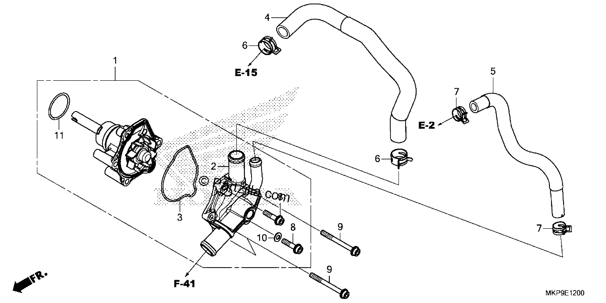 Diagrama de WATER PUMP