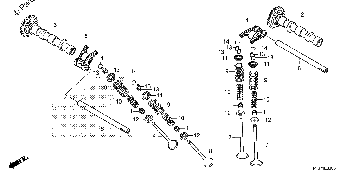 Diagrama de CAMSHAFT VALVE