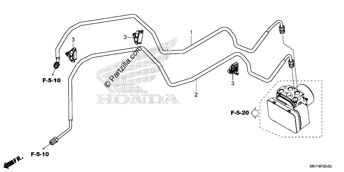 Diagrama de BRAKE PIPE