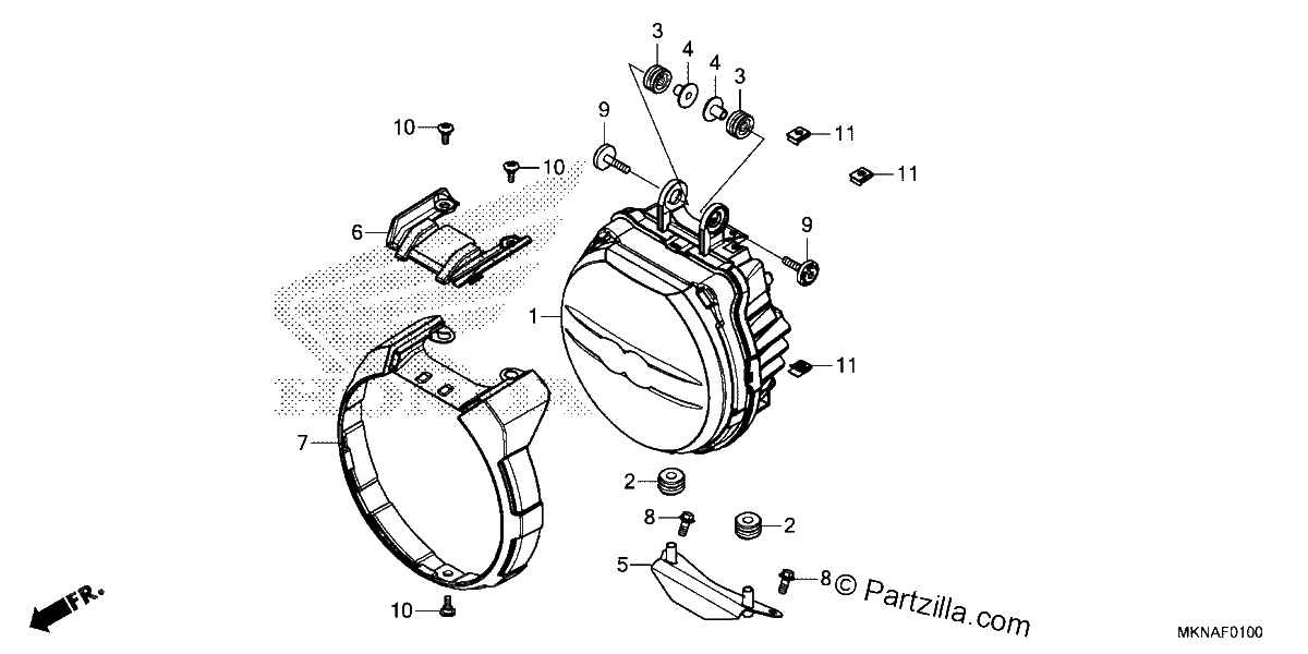 Diagrama de HEADLIGHT
