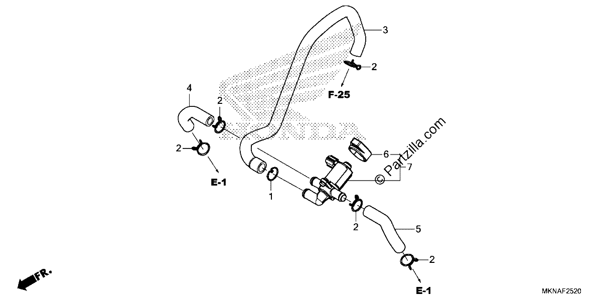 Diagrama de AIR INJECTION CONTROL VALVE