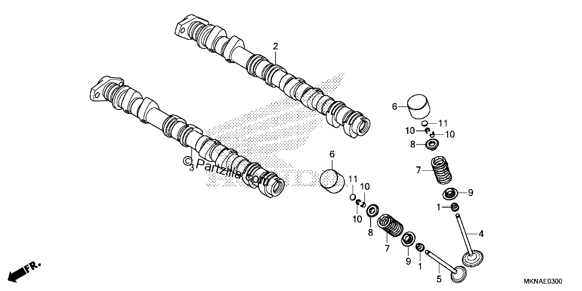 Diagrama de CAMSHAFT VALVE