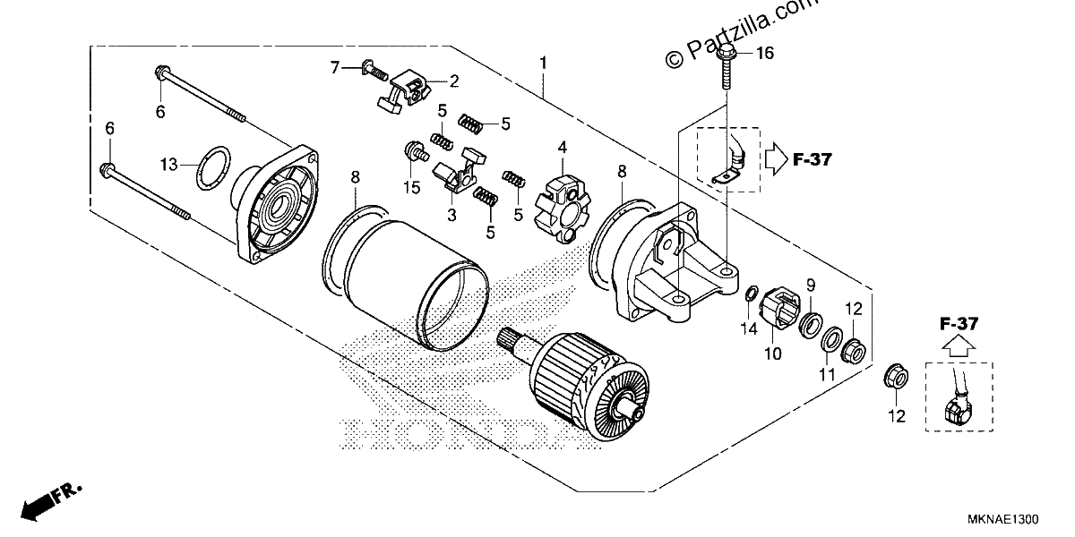 Diagrama de STARTING MOTOR