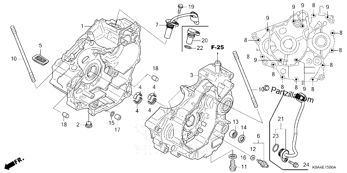 Diagrama de CRANKCASE