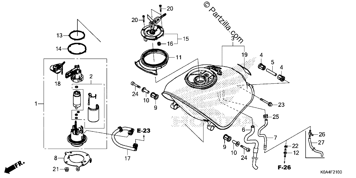 Diagrama de FUEL TANK