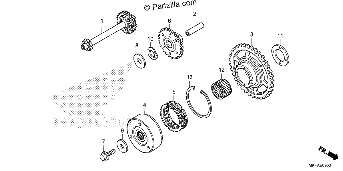 Diagrama de STARTING CLUTCH