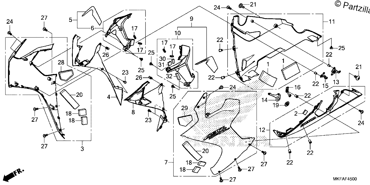Diagrama de MIDDLE COWL