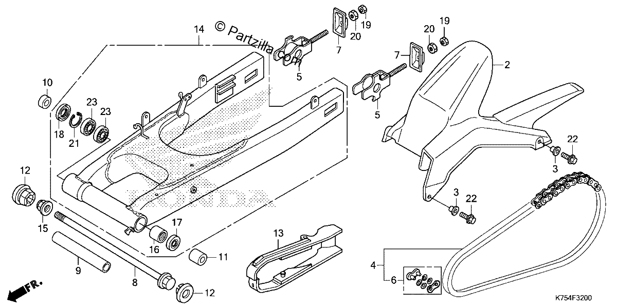 Diagrama de SWINGARM