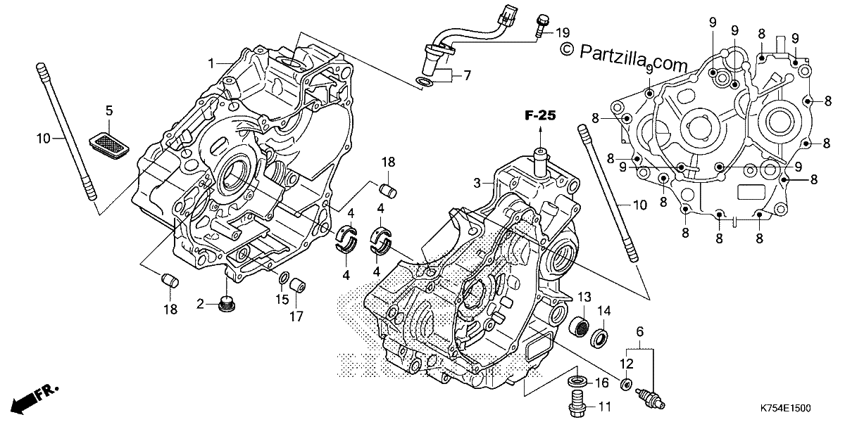 Diagrama de CRANKCASE