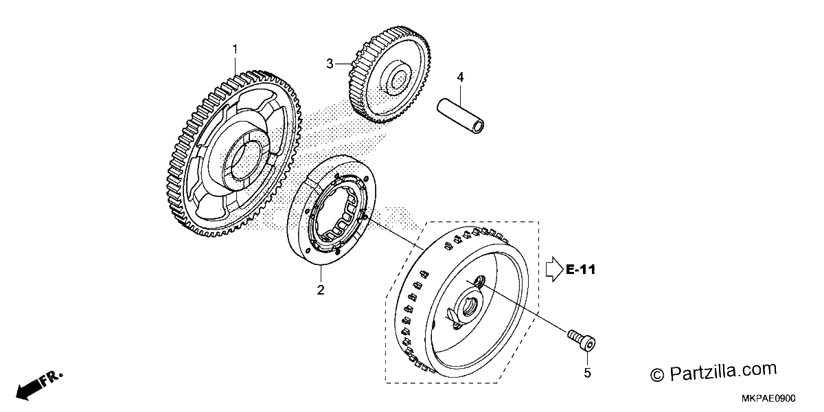Diagrama de STARTING CLUTCH