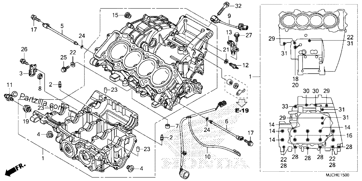 Diagrama de CRANKCASE