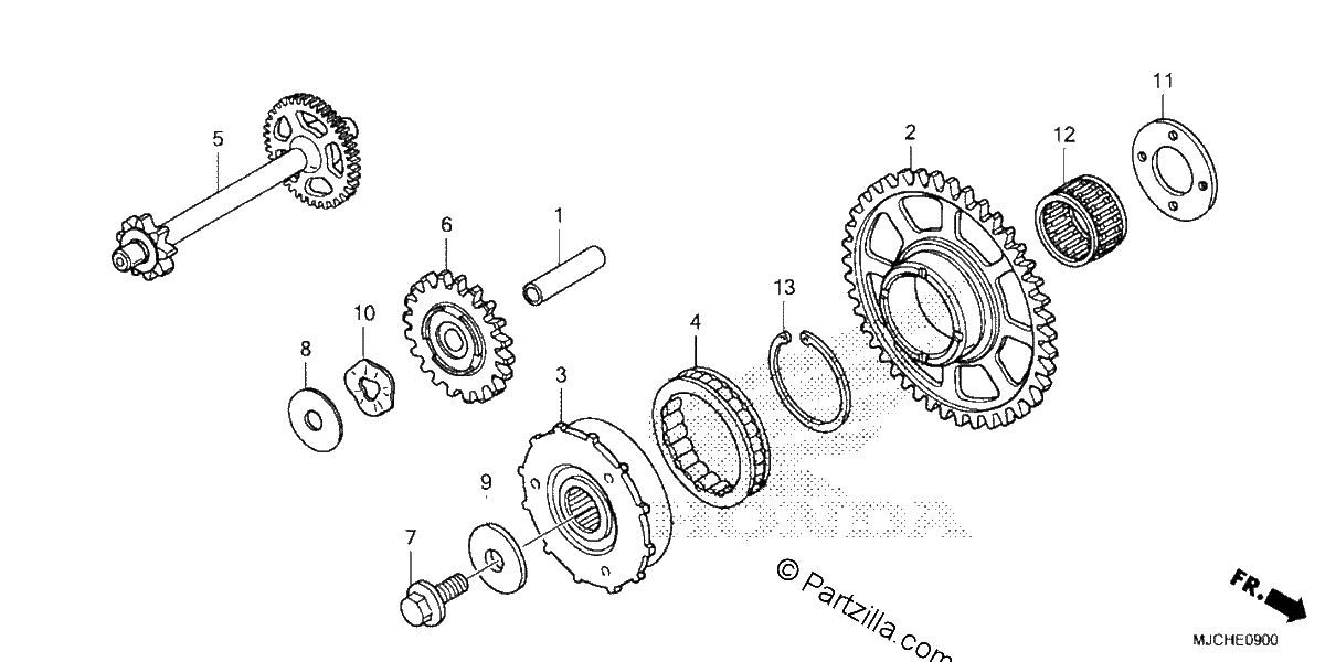 Diagrama de STARTING CLUTCH
