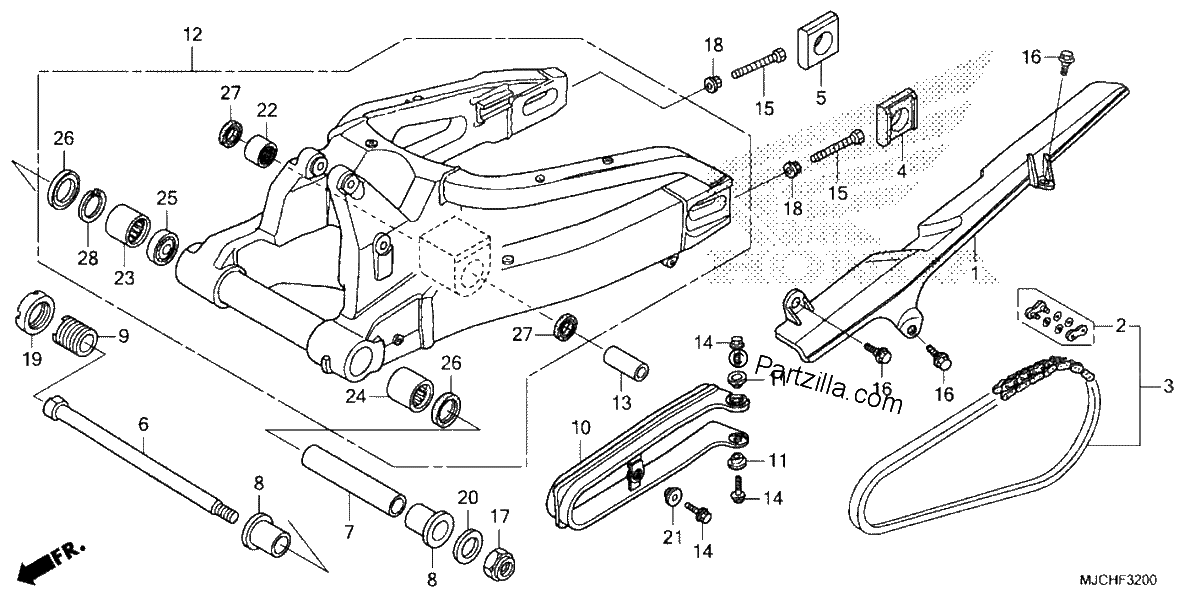 Diagrama de SWINGARM