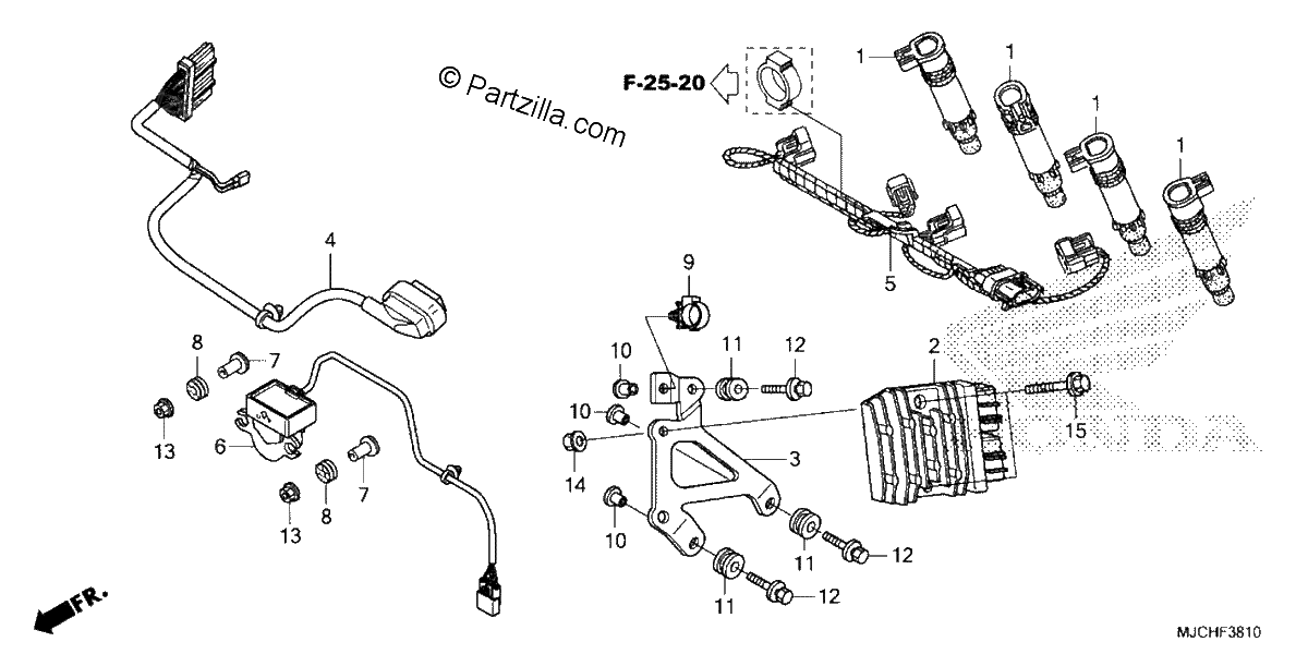 Diagrama de SUB HARNESS