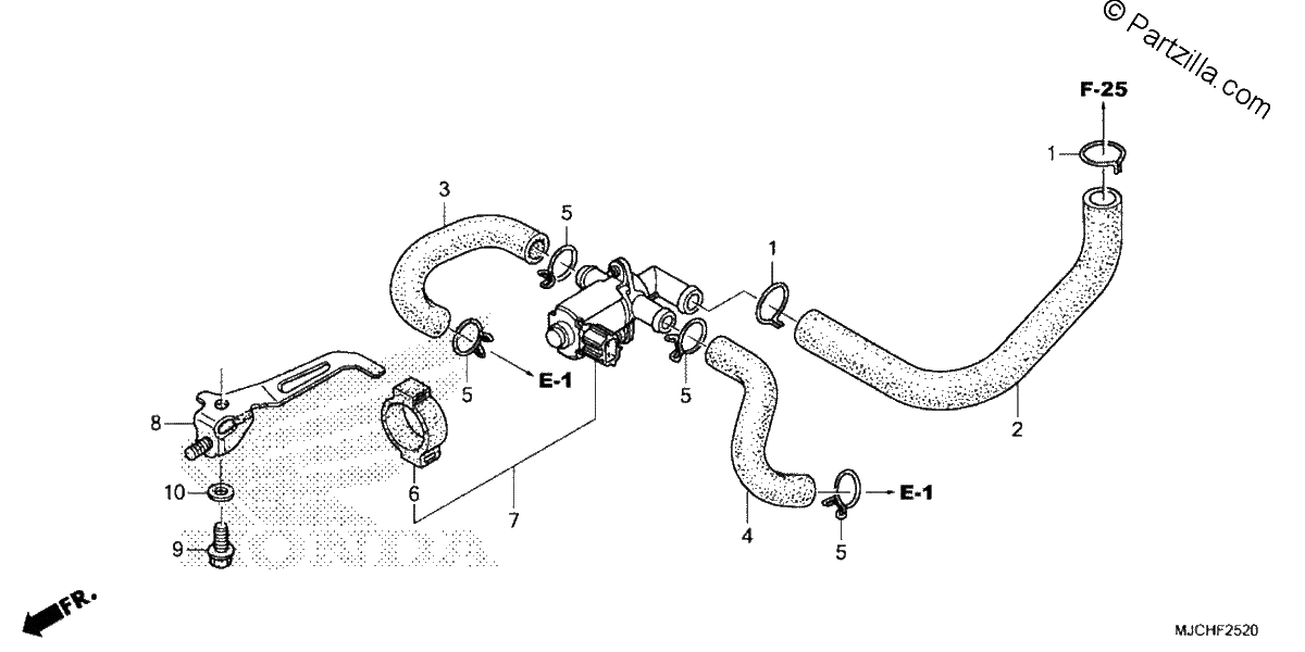 Diagrama de AIR INJECTION CONTROL VALVE