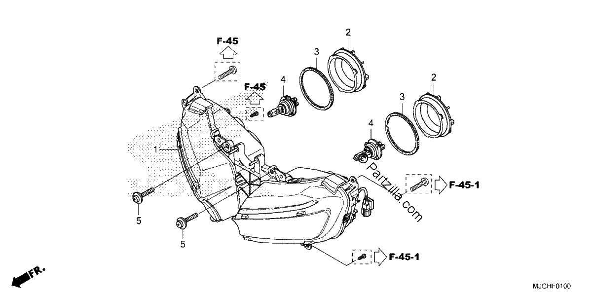 Diagrama de HEADLIGHT