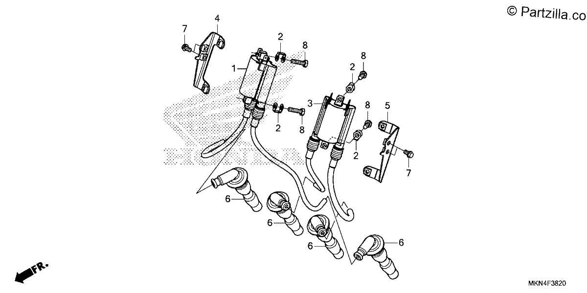 Diagrama de IGNITION COIL