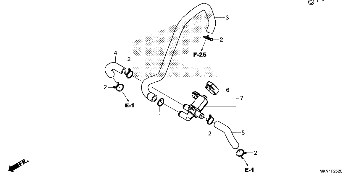 Diagrama de AIR INJECTION CONTROL VALVE