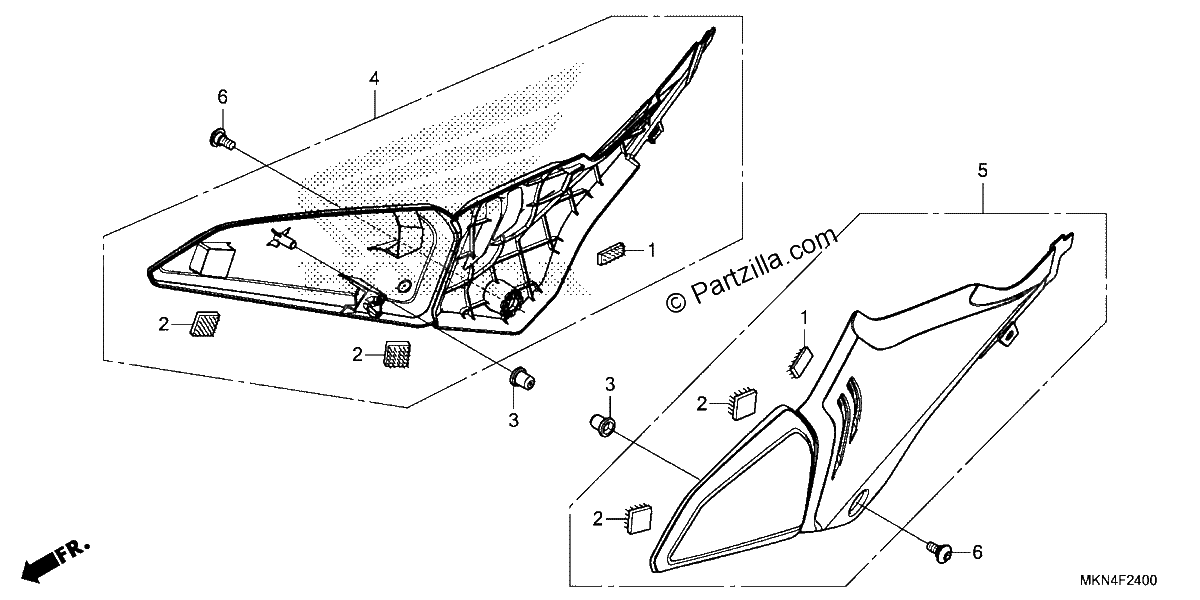 Diagrama de SIDE COVER
