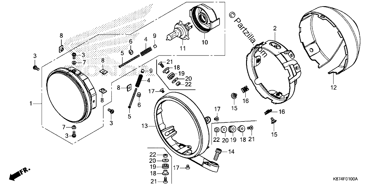 Diagrama de HEADLIGHT