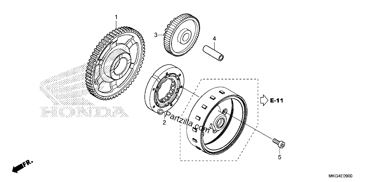 Diagrama de STARTING CLUTCH