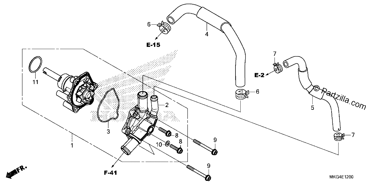 Diagrama de WATER PUMP