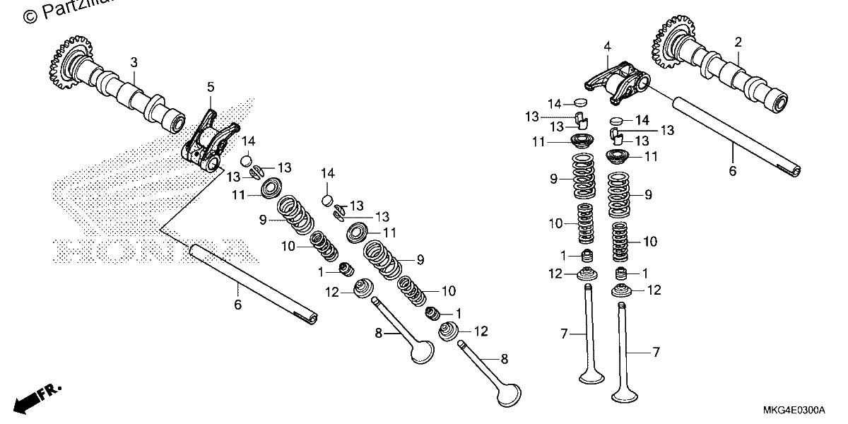 Diagrama de CAMSHAFT VALVE
