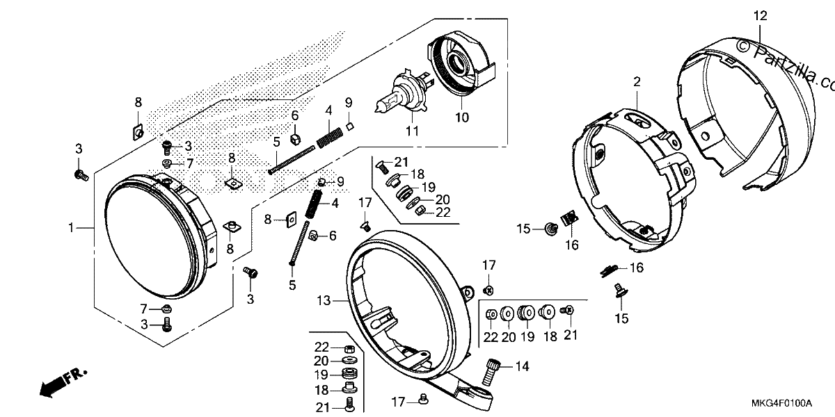 Diagrama de HEADLIGHT