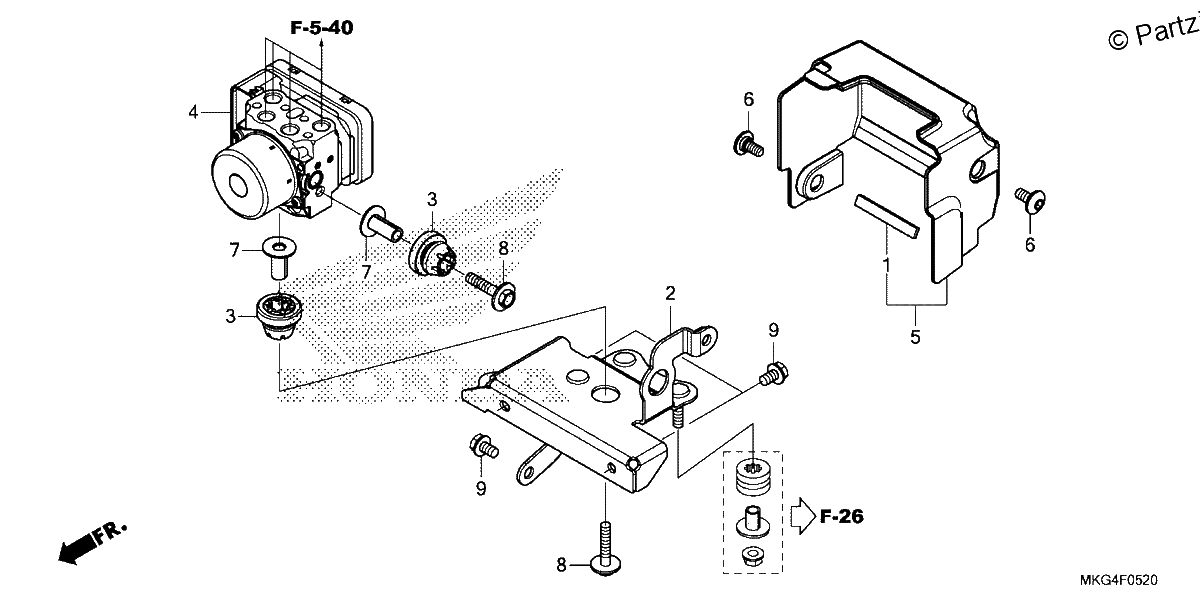 Diagrama de ABS MODULATOR