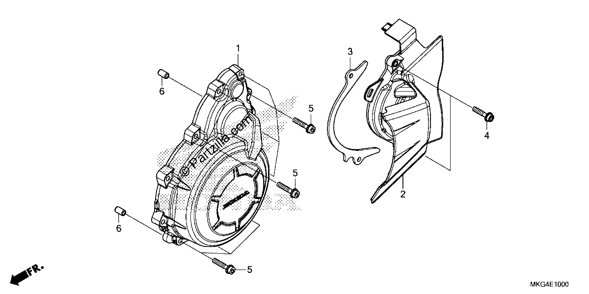 Diagrama de ALTERNATOR COVER